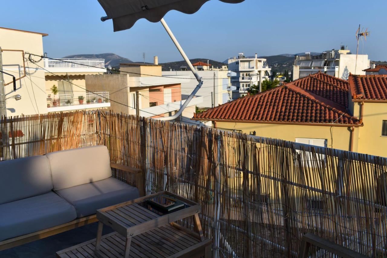 Bnbright 5' From Athens Airport Коропион Экстерьер фото